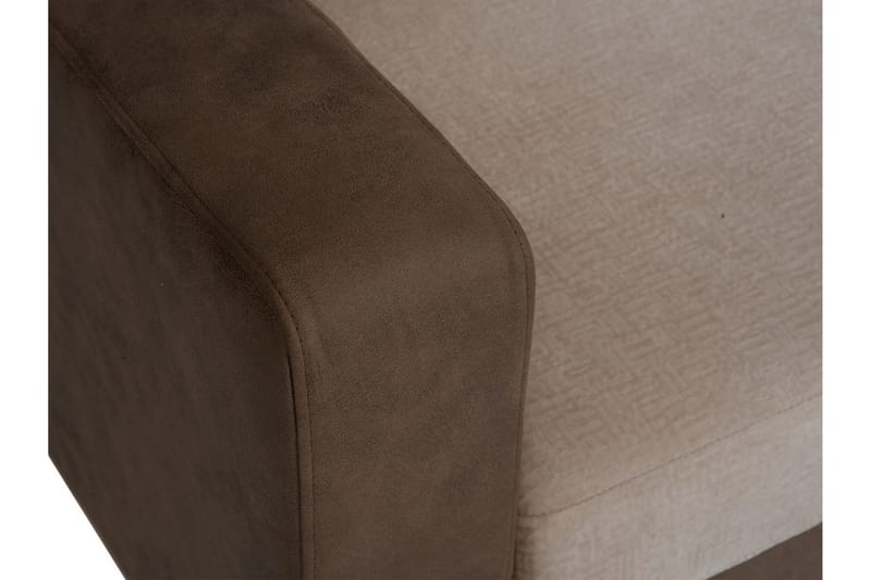 SILCHESTER 8-sits Soffa Vänster - Brun - Möbler - Vardagsrum - Soffor - Sammetssoffor