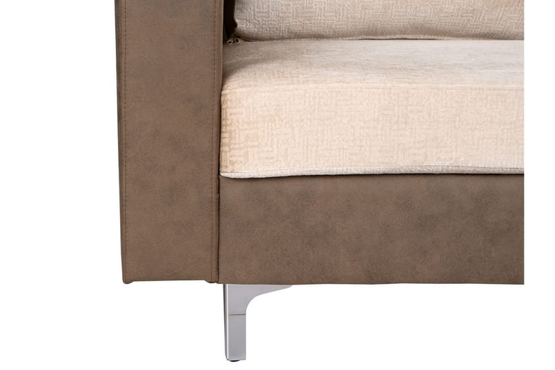 SILCHESTER 8-sits Soffa Vänster - Brun - Möbler - Vardagsrum - Soffor - Sammetssoffor