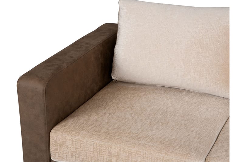 SILCHESTER 8-sits Soffa Vänster - Brun - Möbler - Vardagsrum - Soffor - Sammetssoffor