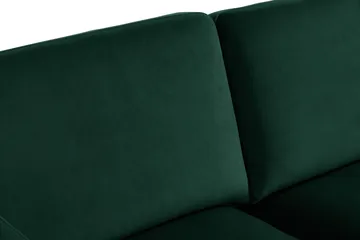 Teodin Sammetssoffa 2-sits med Divan Vänster - Grön - Möbler - Vardagsrum - Soffor - Sammetssoffor