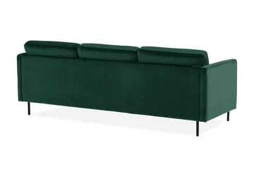 Teodin Sammetssoffa 2-sits med Divan Vänster - Grön - Möbler - Vardagsrum - Soffor - Sammetssoffor
