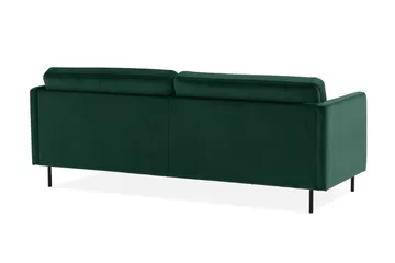Teodin Sammetssoffa 3-sits - Grön - Möbler - Vardagsrum - Soffor - Sammetssoffor