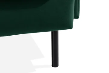 Teodin Sammetssoffa 3-sits - Grön - Möbler - Vardagsrum - Soffor - Sammetssoffor