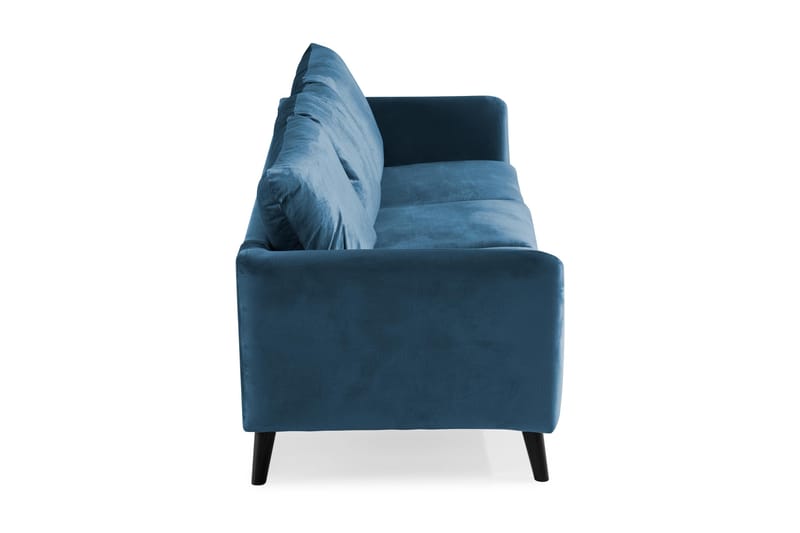 Trend 3-sits Sammetssoffa - Blå - Möbler - Vardagsrum - Soffor - Sammetssoffor