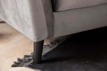 Trend 3-sits Sammetssoffa - Brun - Möbler - Vardagsrum - Soffor - Sammetssoffor
