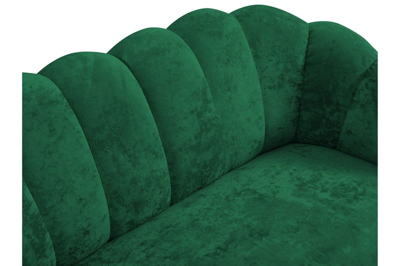 VELAL 2-sits Soffa Sammet/Rosa/Svart Krom - Möbler - Vardagsrum - Soffor - Sammetssoffor