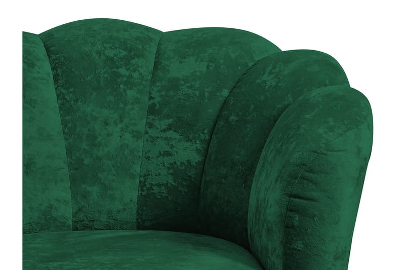 VELAL 2-sits Soffa Sammet/Rosa/Svart Krom - Möbler - Vardagsrum - Soffor - Sammetssoffor