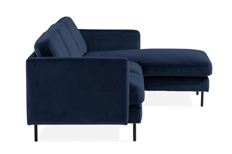 VILLEMO Sammetssoffa 2-sits med Divan Höger - Möbler - Vardagsrum - Soffor - Sammetssoffor