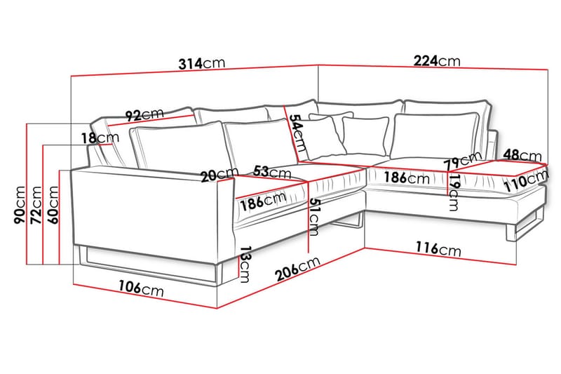 VIRAVIRA 2-sits Soffa - Rosa - Möbler - Vardagsrum - Soffor - Sammetssoffor