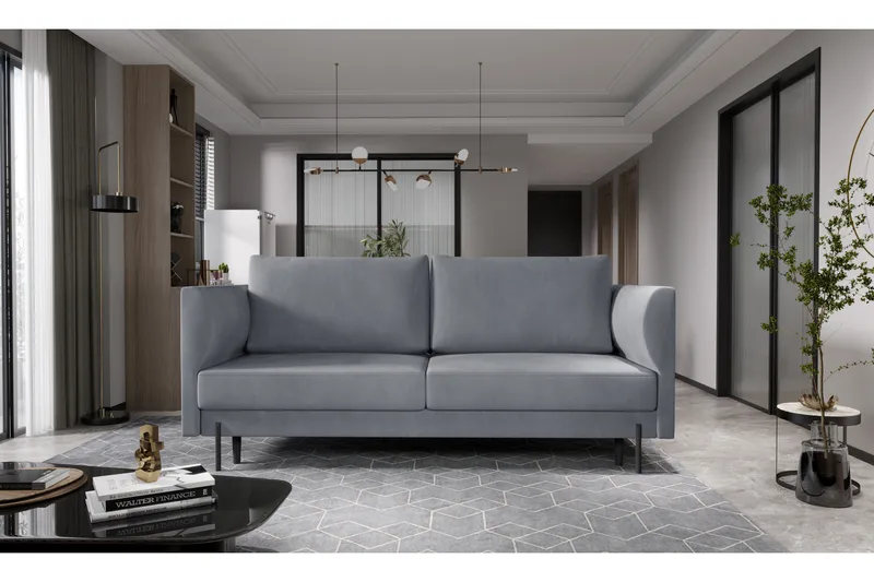 Zerlo 3-sits Soffa, Grå