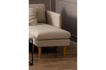 Sanat 3-sits Soffa med Divan - Beige - Möbler - Vardagsrum - Soffor - Divansoffa & schäslong