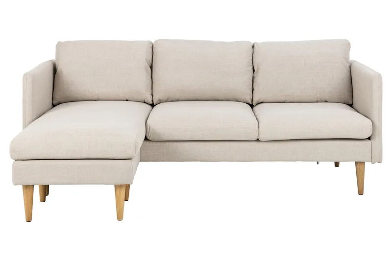 Sanat 3-sits Soffa med Divan - Beige - Möbler - Vardagsrum - Soffor - Divansoffa & schäslong
