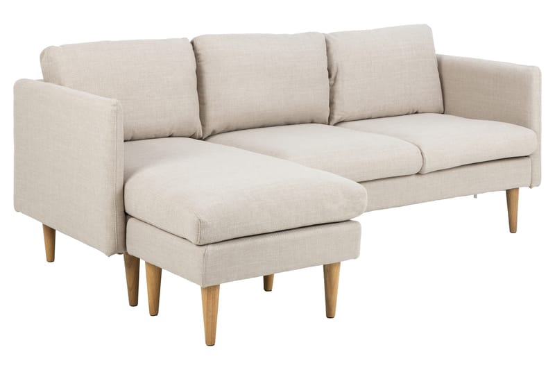 Sanat 3-sits Soffa med Divan - Beige - Möbler - Vardagsrum - Soffor - Divansoffa & schäslong