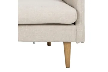Sanat 3-sits Soffa med Divan - Beige - Möbler - Vardagsrum - Soffor - Divansoffa & schäslong