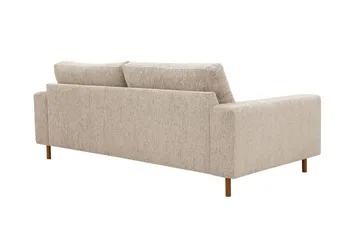 Scandi Djup 3-sits Soffa i Chenille - Beige - Möbler - Vardagsrum - Soffor - 3-sits soffor