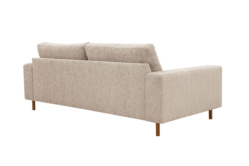 Scandi Djup 3-sits Soffa i Chenille - Beige - Möbler - Vardagsrum - Soffor - 3-sits soffor