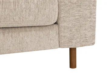 Scandi Djup 3-sits Soffa i Chenille - Beige - Möbler - Vardagsrum - Soffor - 3-sits soffor