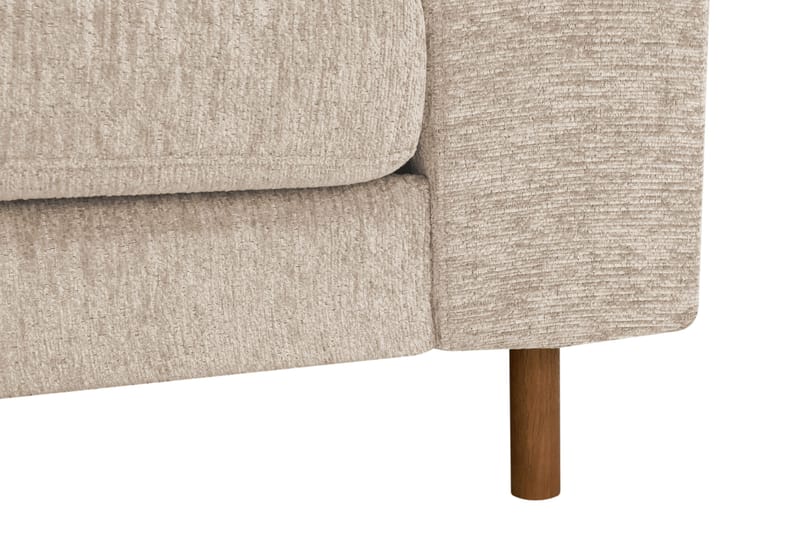 Scandi Djup 3-sits Soffa i Chenille - Beige - Möbler - Vardagsrum - Soffor - 3-sits soffor