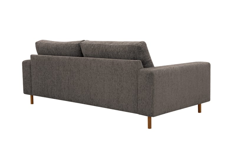 Scandi Djup 3-sits Soffa i Chenille - Grå - Möbler - Vardagsrum - Soffor - Sammetssoffor