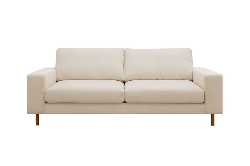 Scandi Djup 3-sits Soffa i Manchester, Beige