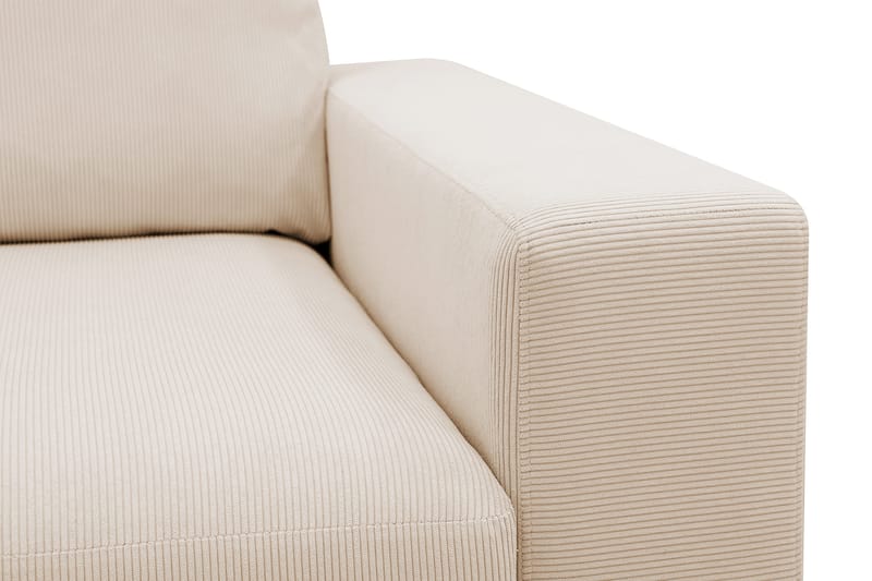 Scandi Djup 3-sits Soffa i Manchester - Beige - Möbler - Vardagsrum - Soffor - 3-sits soffor