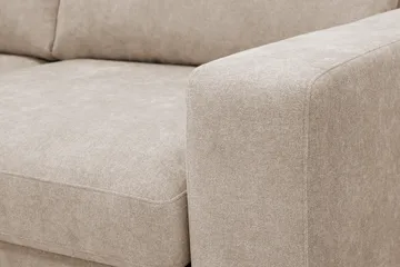 Scandi Djup 3-sits Soffa i Tyg - Beige - Möbler - Vardagsrum - Soffor - 3-sits soffor