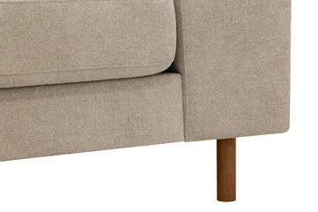 Scandi Djup 3-sits Soffa i Tyg - Beige - Möbler - Vardagsrum - Soffor - 3-sits soffor