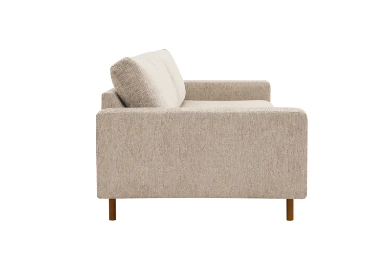 Scandi Djup 4-sits Soffa i Chenille - Beige - Möbler - Vardagsrum - Soffor - Sammetssoffor