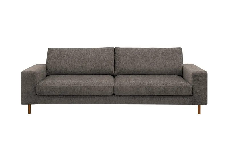 Scandi Djup 4-sits Soffa i Chenille, Grå