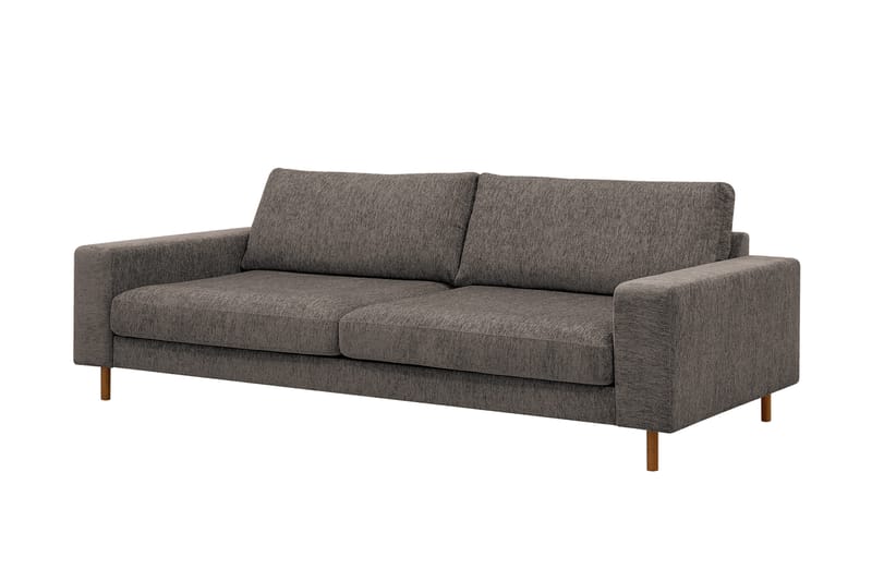 Scandi Djup 4-sits Soffa i Chenille - Grå - Möbler - Vardagsrum - Soffor - Sammetssoffor