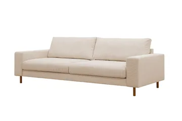 Scandi Djup 4-sits Soffa i Manchester - Beige - Möbler - Vardagsrum - Soffor - 4-sits soffor