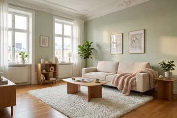 Scandi Djup 4-sits Soffa i Manchester - Beige - Möbler - Vardagsrum - Soffor - 4-sits soffor