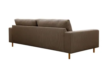 Scandi Djup 4-sits Soffa i Manchester - Brun - Möbler - Vardagsrum - Soffor - 4-sits soffor
