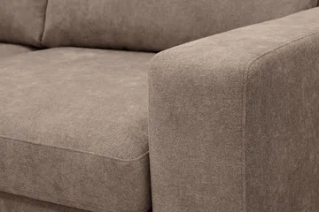 Scandi Djup 4-sits Soffa i Tyg - Mörkbrun - Möbler - Vardagsrum - Soffor - 4-sits soffor