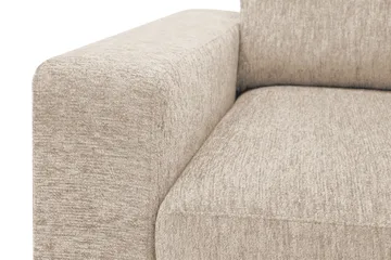 Scandi Djup 4-sits Soffa med Schäslong Höger i Chenille - Beige - Möbler - Vardagsrum - Soffor - Divansoffa & schäslong
