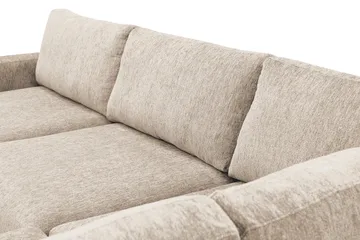 Scandi Djup 4-sits Soffa med Schäslong Höger i Chenille - Beige - Möbler - Vardagsrum - Soffor - Divansoffa & schäslong