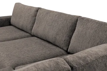 Scandi Djup 4-sits Soffa med Schäslong Höger i Chenille - Grå - Möbler - Vardagsrum - Soffor - Divansoffa & schäslong