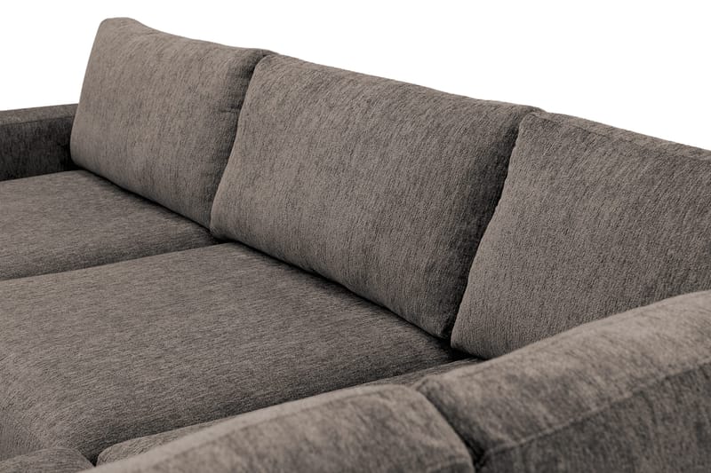 Scandi Djup 4-sits Soffa med Schäslong Höger i Chenille - Grå - Möbler - Vardagsrum - Soffor - Divansoffa & schäslong