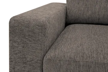 Scandi Djup 4-sits Soffa med Schäslong Höger i Chenille - Grå - Möbler - Vardagsrum - Soffor - Divansoffa & schäslong