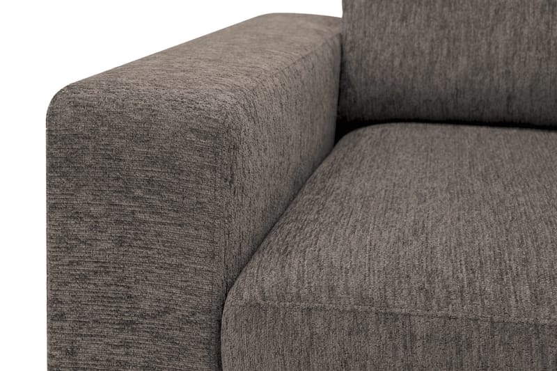 Scandi Djup 4-sits Soffa med Schäslong Höger i Chenille - Grå - Möbler - Vardagsrum - Soffor - Divansoffa & schäslong