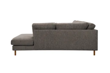 Scandi Djup 4-sits Soffa med Schäslong Höger i Chenille - Grå - Möbler - Vardagsrum - Soffor - Divansoffa & schäslong