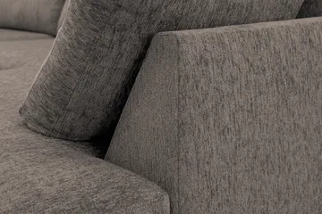 Scandi Djup 4-sits Soffa med Schäslong Höger i Chenille - Grå - Möbler - Vardagsrum - Soffor - Divansoffa & schäslong