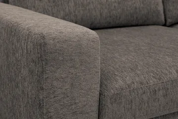 Scandi Djup 4-sits Soffa med Schäslong Höger i Chenille - Grå - Möbler - Vardagsrum - Soffor - Divansoffa & schäslong