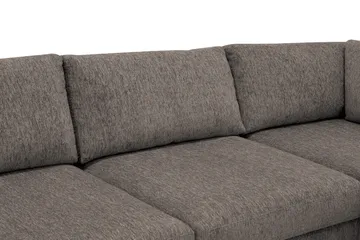 Scandi Djup 4-sits Soffa med Schäslong Höger i Chenille - Grå - Möbler - Vardagsrum - Soffor - Divansoffa & schäslong