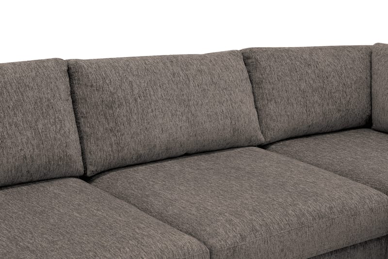 Scandi Djup 4-sits Soffa med Schäslong Höger i Chenille - Grå - Möbler - Vardagsrum - Soffor - Divansoffa & schäslong
