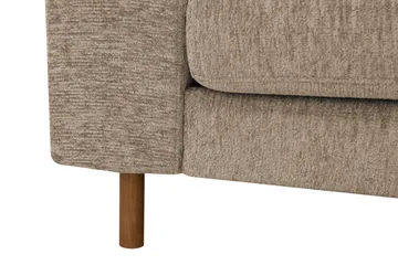 Scandi Djup 4-sits Soffa med Schäslong Höger i Chenille - Mörkbeige - Möbler - Vardagsrum - Soffor - Divansoffa & schäslong