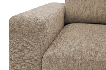 Scandi Djup 4-sits Soffa med Schäslong Höger i Chenille - Mörkbeige - Möbler - Vardagsrum - Soffor - Divansoffa & schäslong