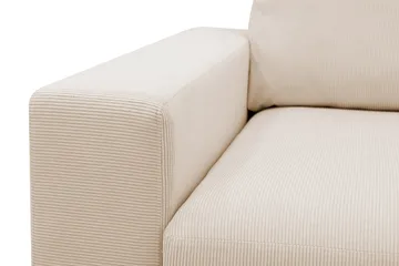 Scandi Djup 4-sits Soffa med Schäslong Höger i Manchester - Beige - Möbler - Vardagsrum - Soffor - Divansoffa & schäslong