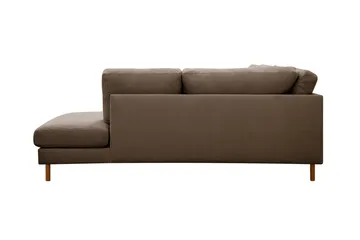Scandi Djup 4-sits Soffa med Schäslong Höger i Manchester - Brun - Möbler - Vardagsrum - Soffor - Divansoffa & schäslong