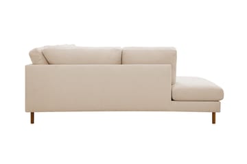Scandi Djup 4-sits Soffa med Schäslong Vänster i Manchester - Beige - Möbler - Vardagsrum - Soffor - Divansoffa & schäslong